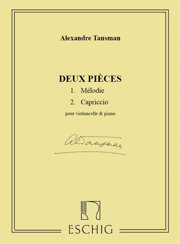 2 Pieces Violoncelle-Piano